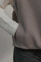 Weste aus Wolle Sand