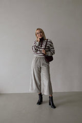 Cord-Culotte Taupe