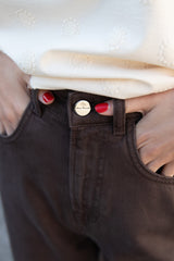 O-Shape Jeans Chocolate