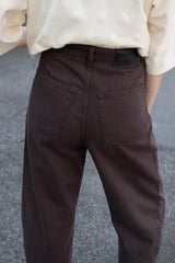 O-Shape Jeans Chocolate