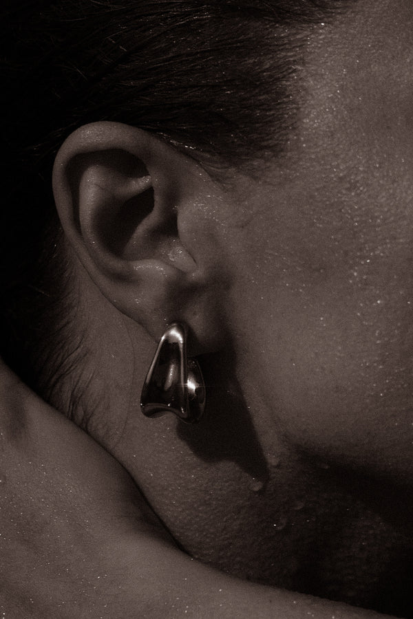 DENT EARRINGS SILVER