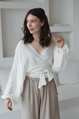 Wickelbluse White