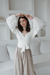 Wickelbluse White