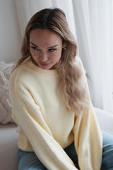 Strickpullover Butter Yellow