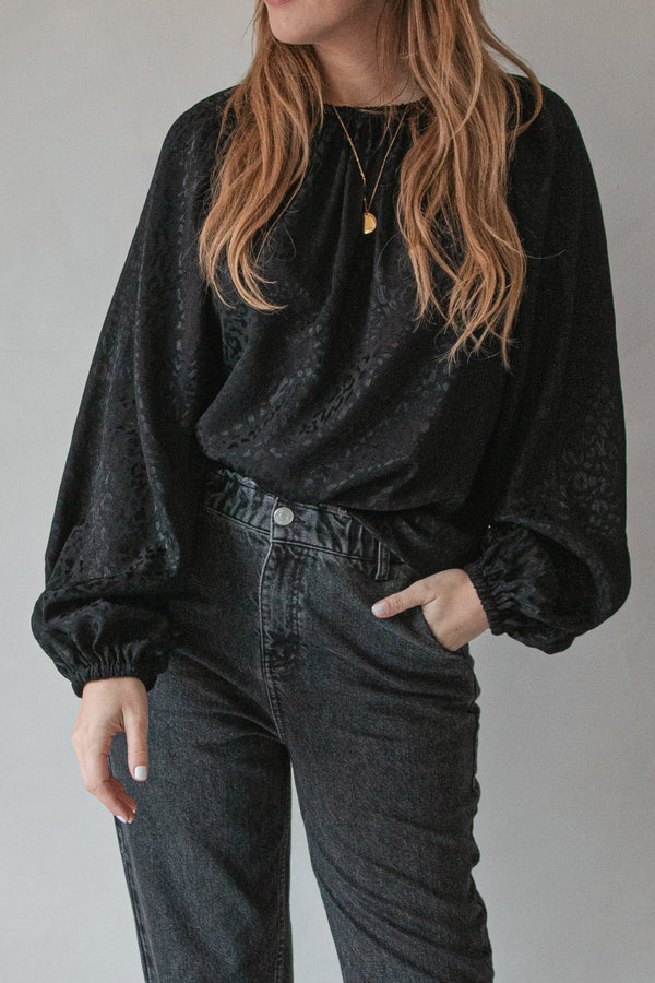 Bluse Black LEO