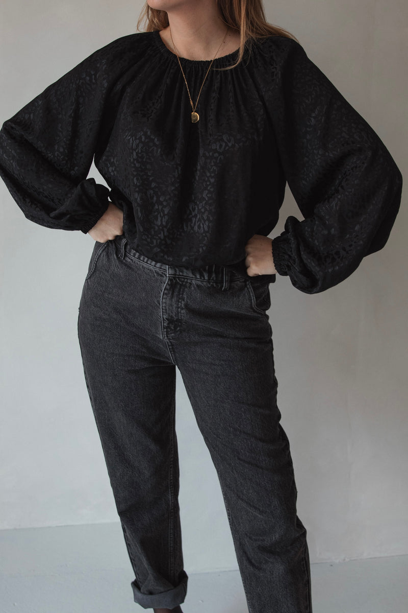 Bluse Black LEO