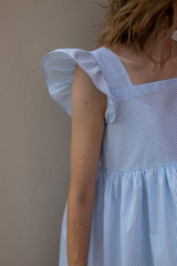Kleid aus Bio-Baumwolle mit Streifen