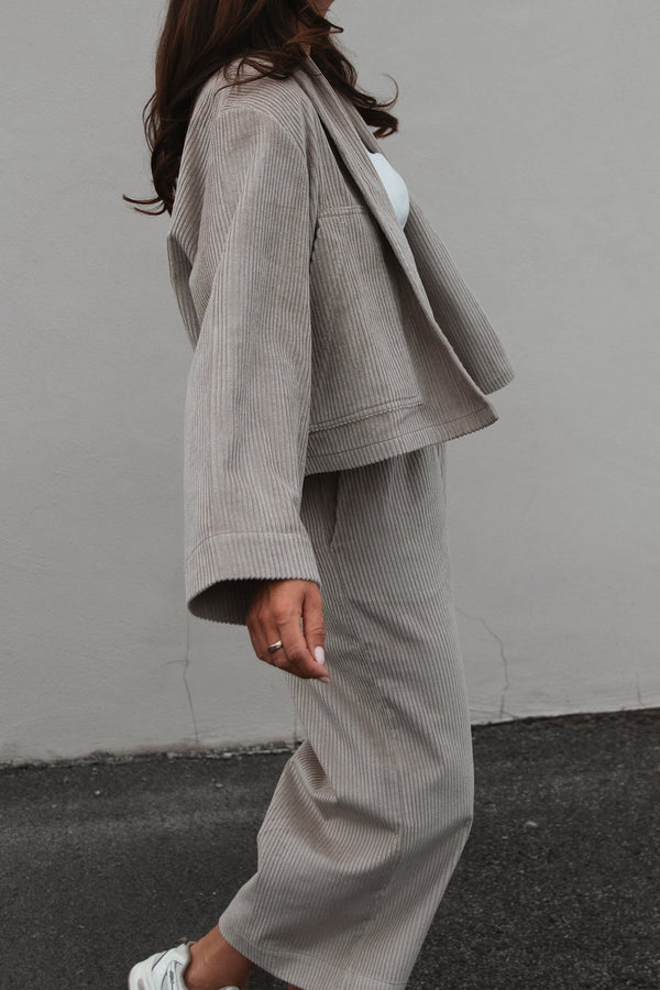 Corduroy Culottes Grey AGNES