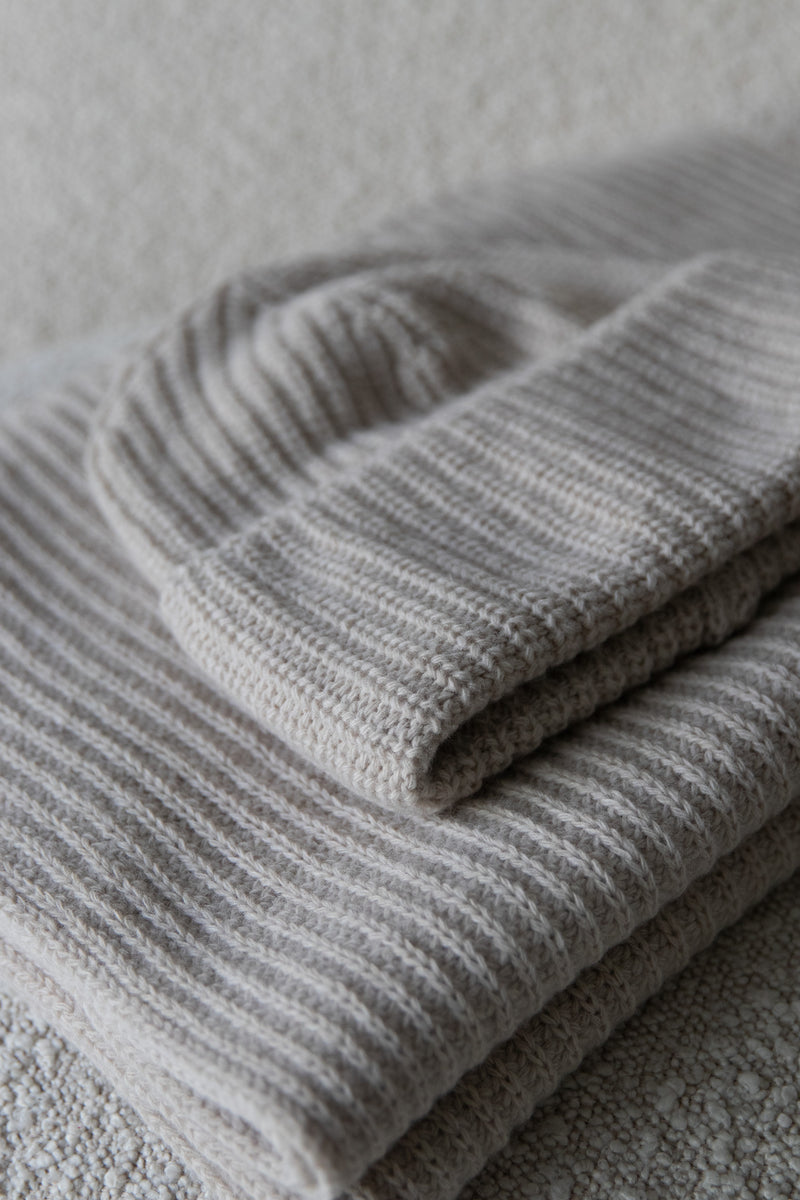 Strickschal Light Sand