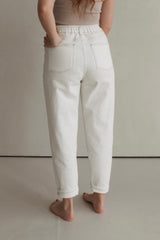 Mom-Jeans Off-White