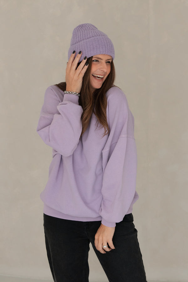 Boyfriend sweater Vintage Lavender