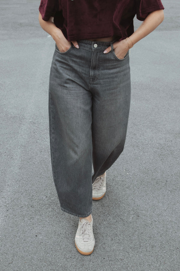 O-Shape Jeans Grey
