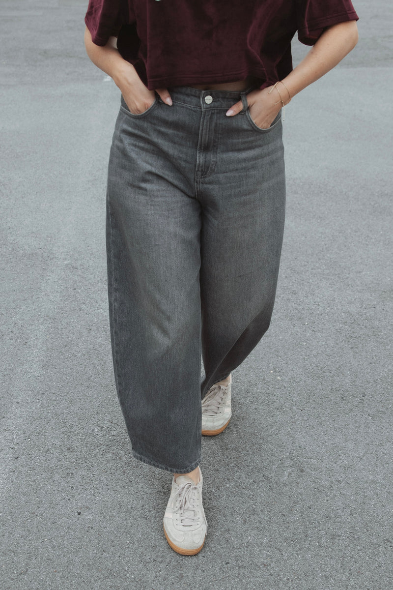 O-Shape Jeans Grey