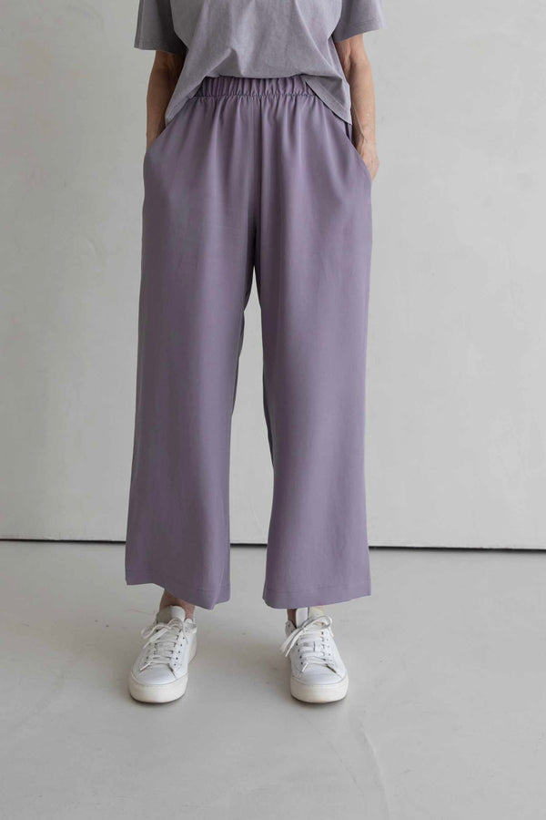 Culotte aus Lyocell Lilac