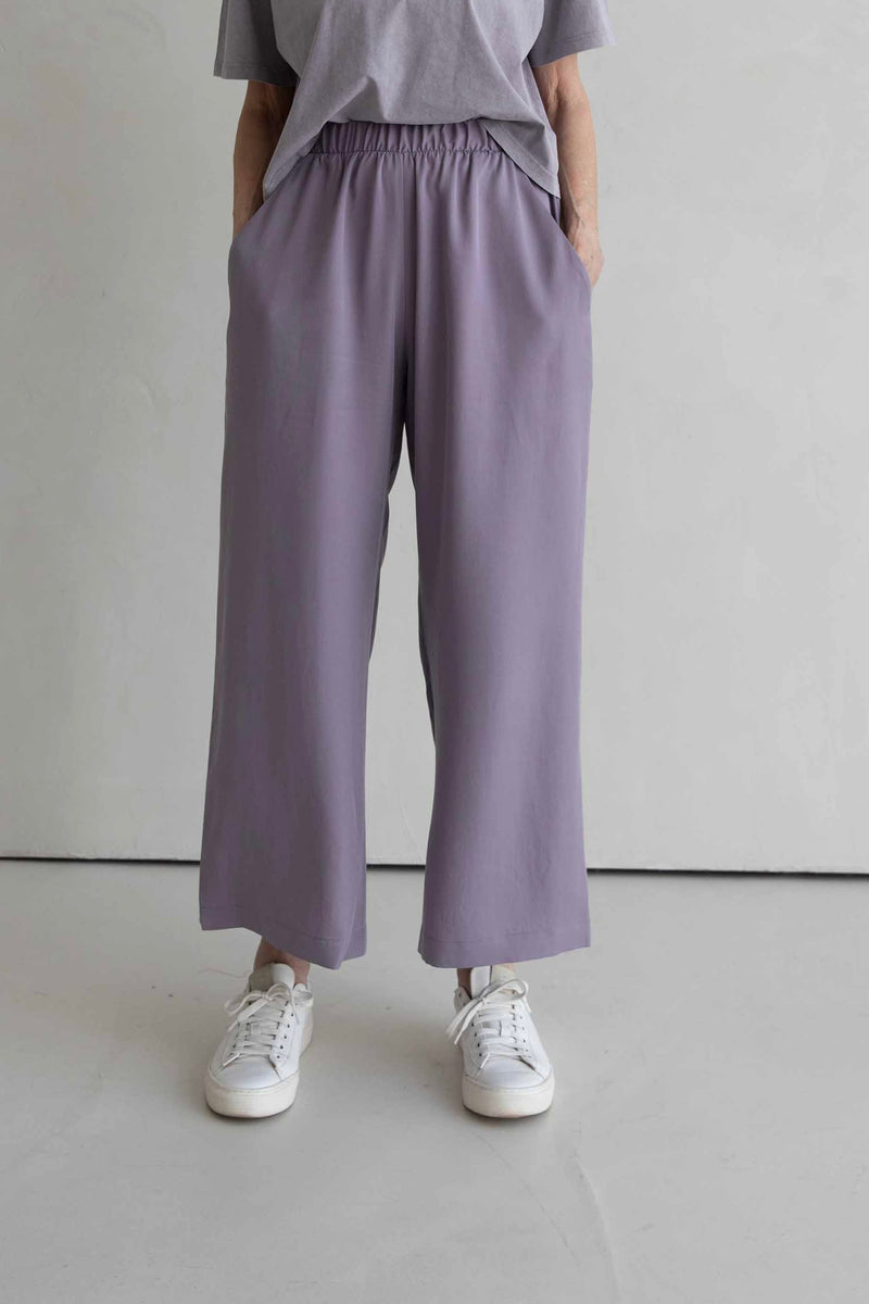 Culottes made of Tencel Dusty Green