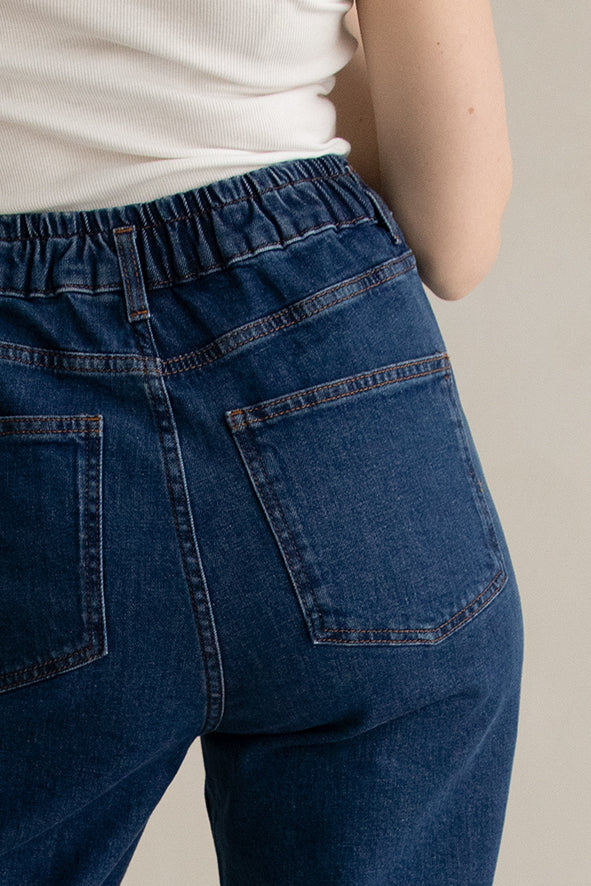 Mom-Jeans Indigo