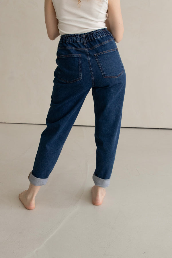 Mom-Jeans Indigo