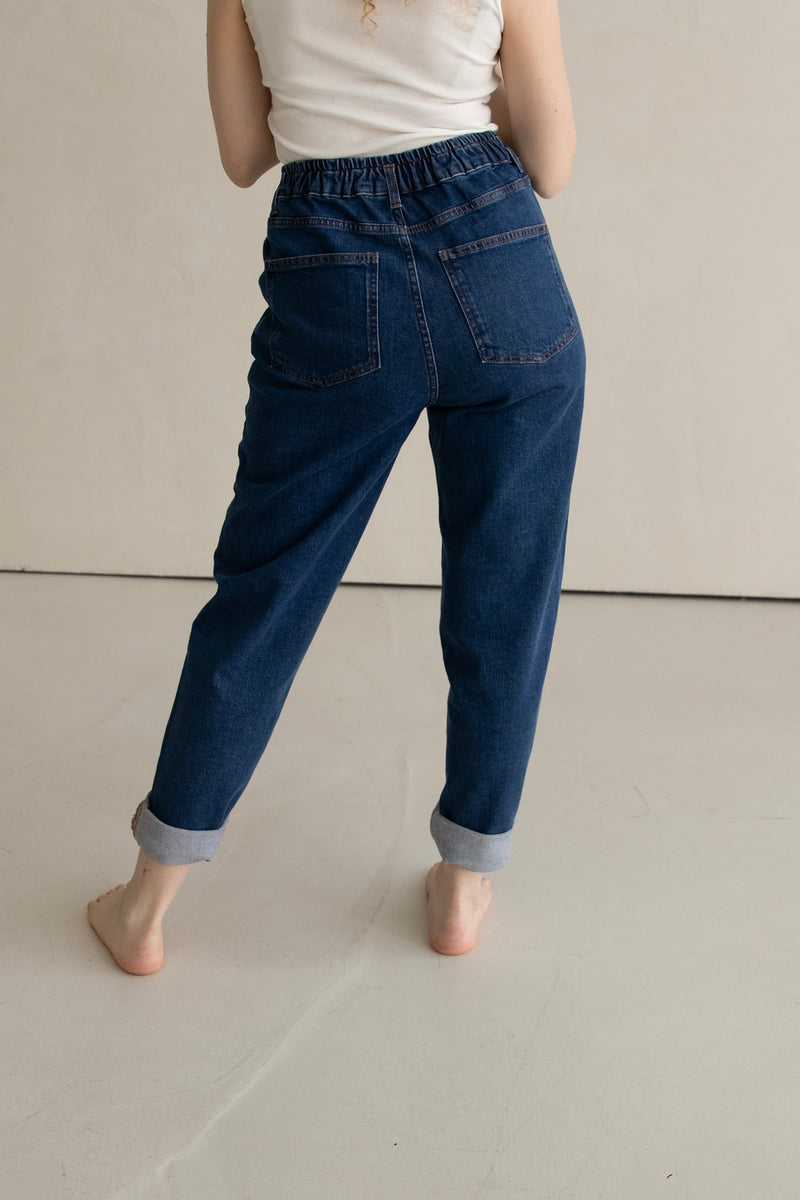 Mom-Jeans Indigo