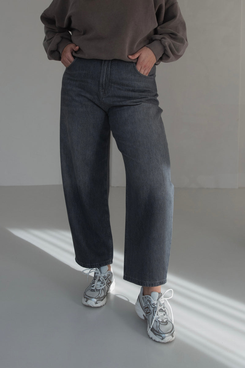 O-Shape Jeans Grey