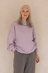 Boyfriend-Sweater Vintage Lavender