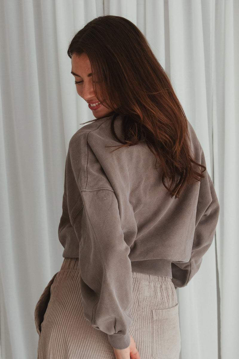 Vintage Sweater Faded Brownie
