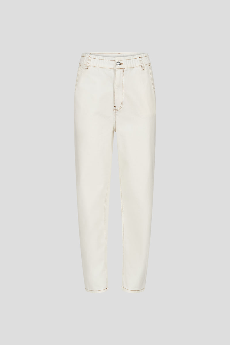 Mom-Jeans Off-White