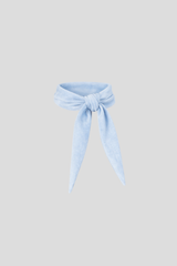 Mini-Halstuch in Light-Blue – fair produziert in Deutschland – Clara Himmel