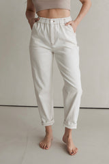 Mom-Jeans Off-White