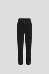 Mom-Jeans Ash Black