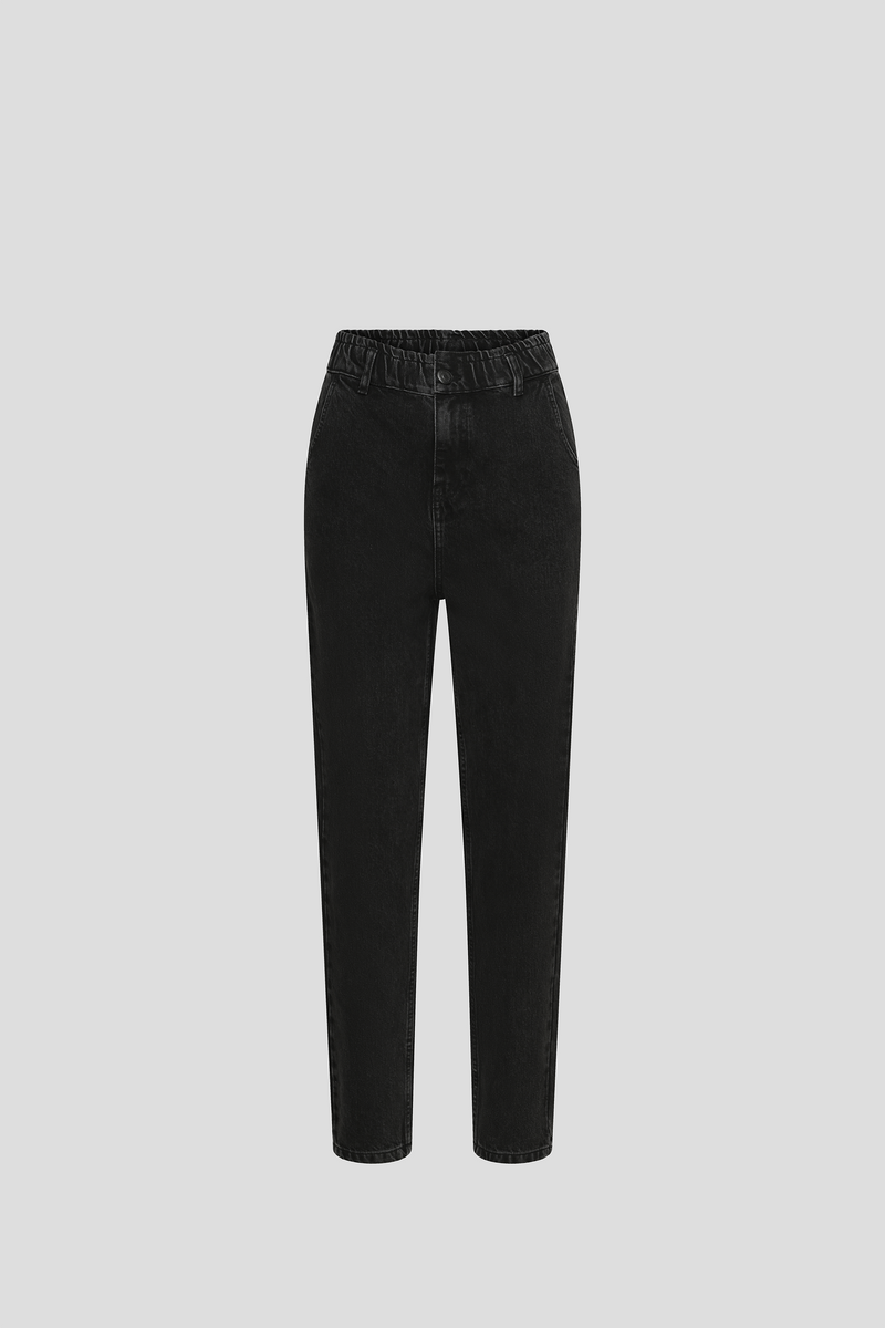 Mom-Jeans Ash Black