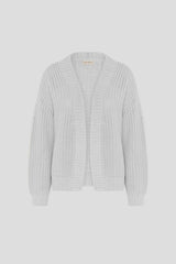 Strickjacke Light Grey