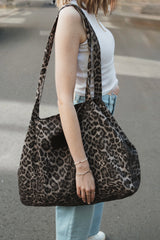 Nachhaltiger XL Shopper mit Leo-Print aus Bio-Baumwolle – fair produziert – Clara Himmel