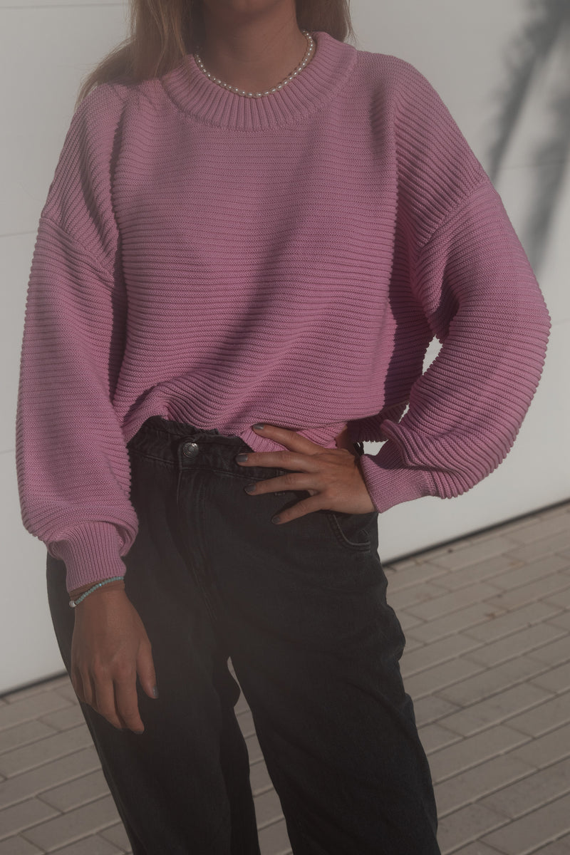 Strickpullover Pink AURELA