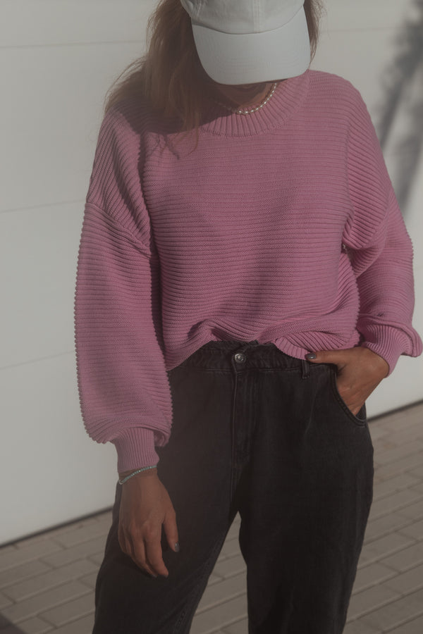 Strickpullover Pink AURELA
