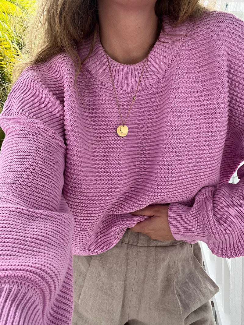 Strickpullover Pink AURELA