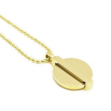 MINIMAL COIN NECKLACE GOLD PLATED