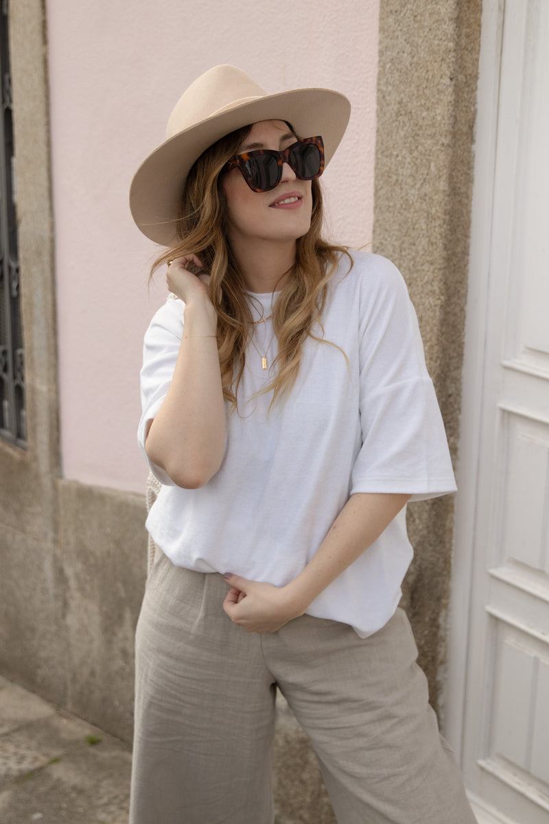 Frottee Shirt Weiß IVA