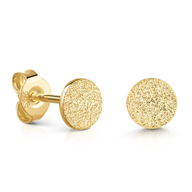 Ear studs gold GLITTER