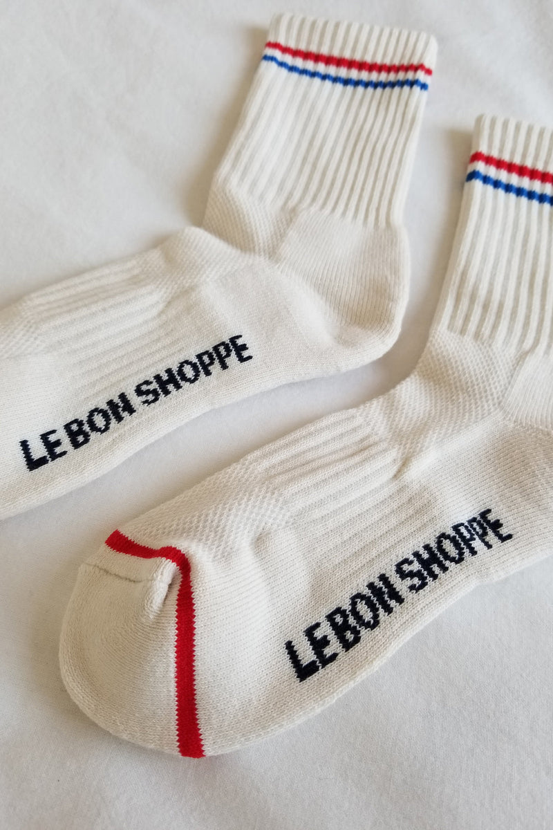 Boyfriend Socks Milk
