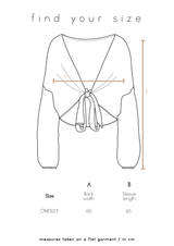 Wickelbluse Sand DYLON