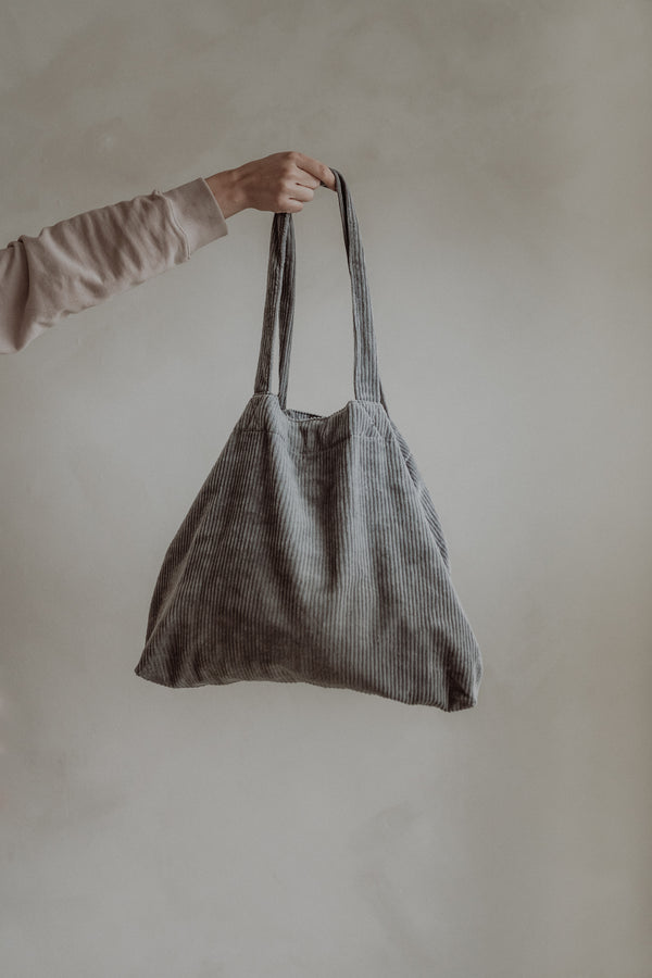 Cord Shopper Grau JUNA