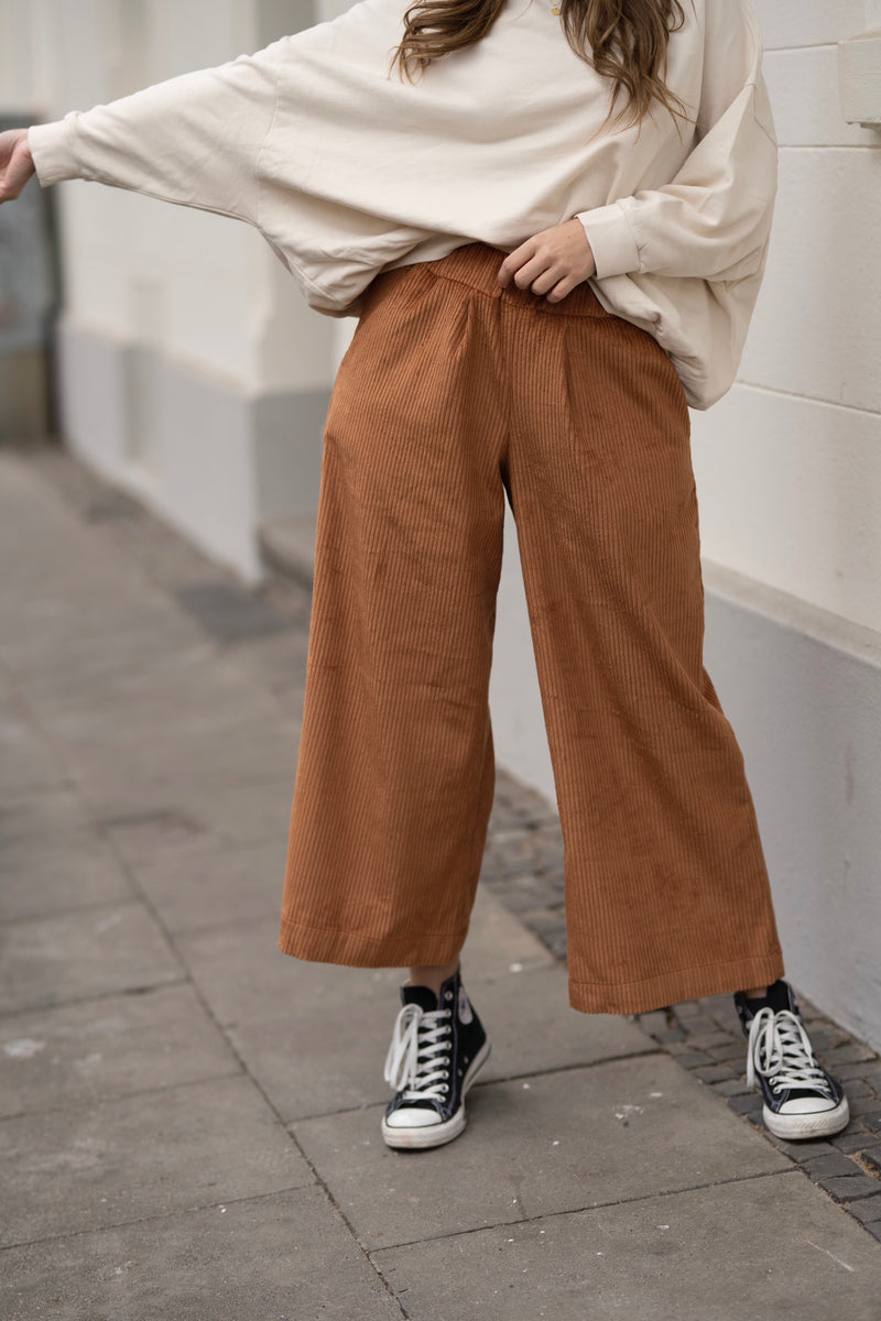 Cord-Culotte Tabacco AGNES