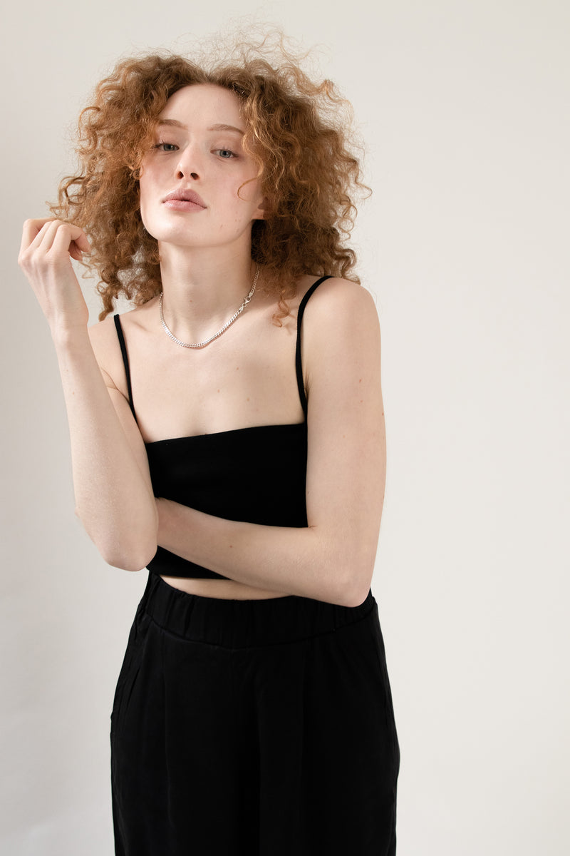 Bustier Top Black PINA