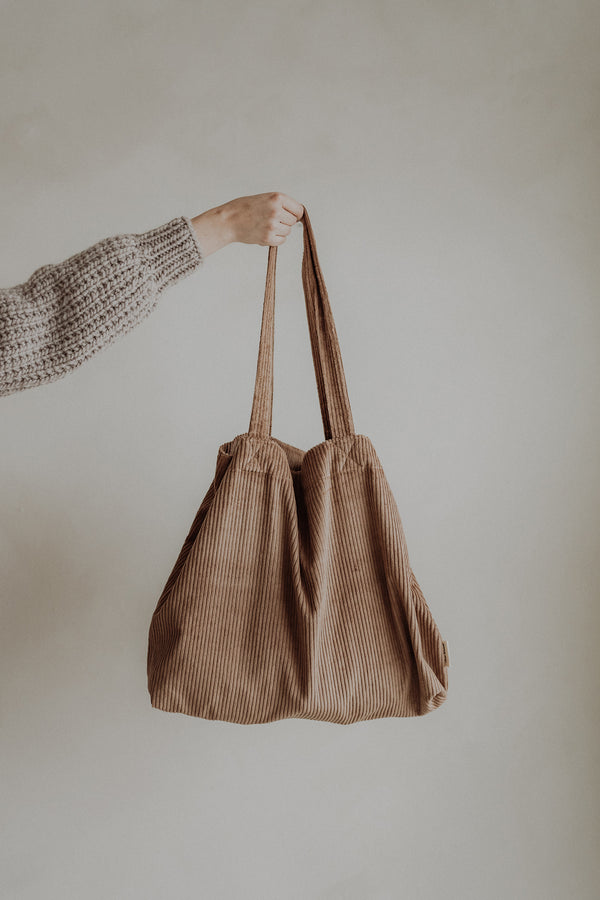 Cord Shopper Camel JUNA
