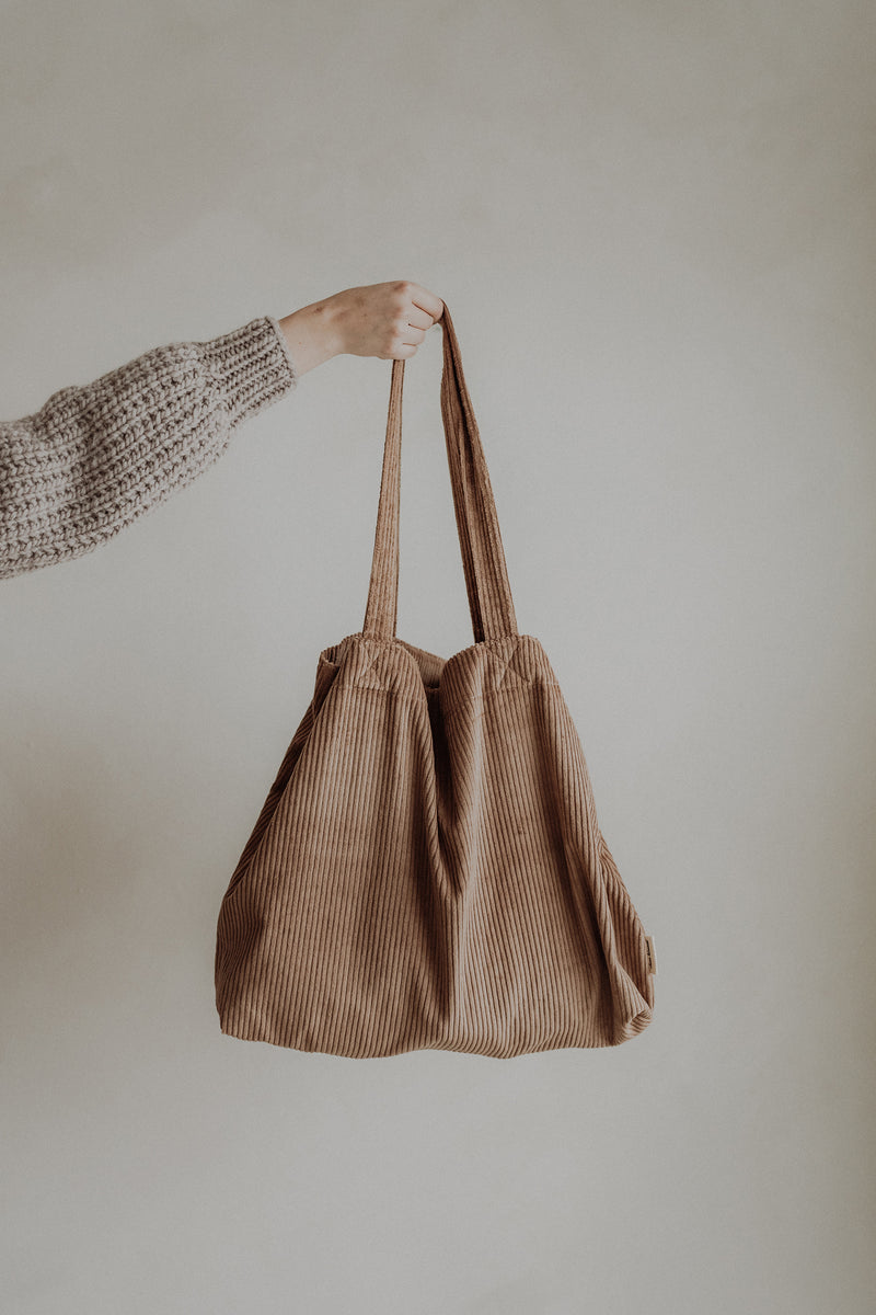 Cord Shopper Camel JUNA