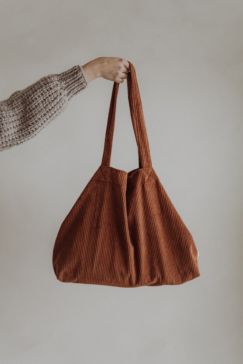 Cord Shopper Cognac JUNA