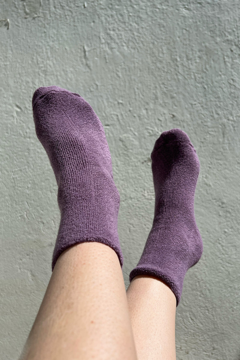 Cloud Socks Plum