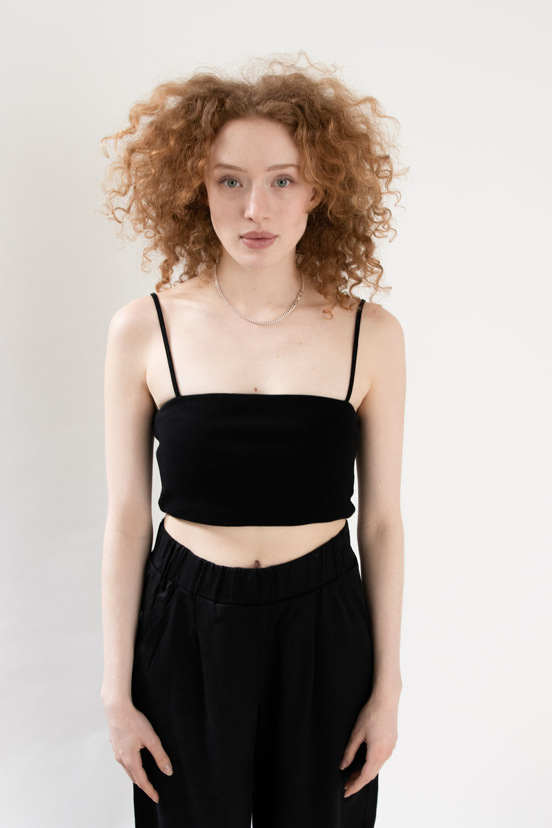 Bustier Top Black PINA