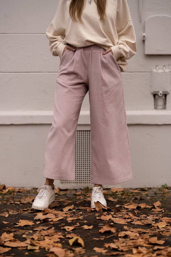 Corduroy Culotte Lilac AGNES