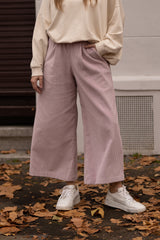 Corduroy Culotte Lilac AGNES